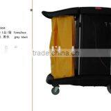 Janitor Cart With Cover, Multipurpose Cover Cleaning Trolley, thumbnail-3