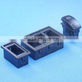 No Lens 4 Blade Pins Waterproof Rocker Switch With Two Red Lights thumbnail-5