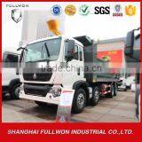 SINOTRUK HOWO T7H 390HP LHD 8X4 MAN Diesel Sand 30Ton Tipper Truck thumbnail-1