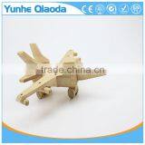 Wood 3D Vehicle Puzzles Warcraft 3D Woodcraft Kit Assemble Paint DIY 3D Puzzle Toys for Kids Adults the Best Birthday Gift thumbnail-5