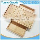 Top Quolity Wooden Tangram Jigsaw Puzzle - Unique Wooden Toys for Kids and Adults Gifts thumbnail-3
