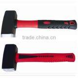 High Quality Hand Tool Stone Hammer With Rubber Coated Steel Handle thumbnail-5