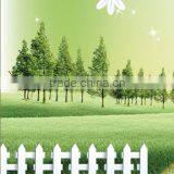 Beautiful Green Garden Plastic Fencing thumbnail-1