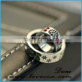 Merry Christmas Jewelry Gift Snowflake Christmas Double Ring Necklace ,Christmas Tree Neckalce thumbnail-4