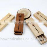 Small Customized Design Wooden Pencil Box With Logo thumbnail-2