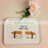 Decal Design Ecological No Pollution Bamboo Fiber Tray thumbnail-4