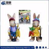 Animal Garden Sculptures Lawn Decoration Lovely Rabbit Statue thumbnail-1