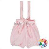 Wholesale Todder Baby Girls Red Bow Suspender Bubble Shorts thumbnail-2