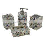 Concrete Bath Lotion Accessories Mosaic Glass Lotion Dispenser thumbnail-2