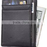 Personlized Place Sim Card Holder Wallet Genuine Leather Credit Card Holder