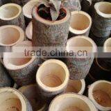 Natural Garden Decor Wood Planter Pots thumbnail-1