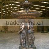 Supplier Outdoor Garden Decoration Sexy Lady Metal Bronze Fountain thumbnail-5