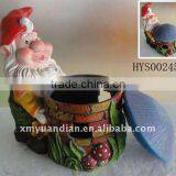 Dwarf and Candleholder Christmas Decoration thumbnail-1