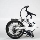 20'' Folding Fat Electric Bike Bafang Max Mid Drive Electric Mountain Fat Bike thumbnail-3
