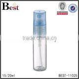 2017 Hot New Products Cosmetic Packaging 15ml 20ml Clear Blue Bottle Perfume Pump Sprayer Perfume Bottle Black Cosmetic Toner thumbnail-2