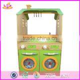 2017 New Products Funny Children Wooden Play Kitchen Sets W10C260 thumbnail-3