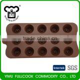 Round Silicone Mold for Chocolate Jelly and Candy 15 Pieces per Mold thumbnail-2