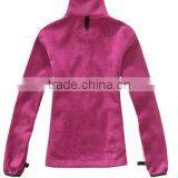 Ladies' 100% Polyester Windproof Mountaineering Jacket With Inner Fleece thumbnail-4