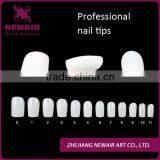 NEWAIR 500 Pcs/Box Professional Natural Acrylic Oval Design Fake Nail Tips thumbnail-3