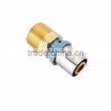 STAINLESS SLEEVE BRASS MALE COUPLING
