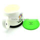 Custom Silicone Rubber Wine Drink Coaster ,cheap Cup Cover Silicone ,cute Cup Mat thumbnail-5