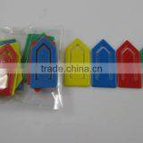 Fancy Plastic Paper Clip Coloured Bookmark