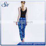 Blue Print Leggings 2017 Brushed Legging Classic Casual Leggings thumbnail-5