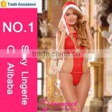 Hot Sale Christmas Naughty Girl Sexy Lingerie Christmas Santarina Costume thumbnail-1