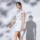 Maxnegio Ladies Design Beading Black Beading Office Causal Dress thumbnail-3