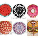 2017 New Fashion 150cm Microfiber Customized Printed Roundies Beach Towel thumbnail-1