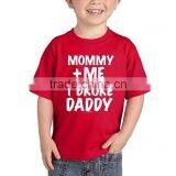 Mommy and me Kids t Shirts Custom 100% PreShrunk Cotton Blank Plain t Shirt Wholesale thumbnail-6