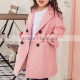 Zm35783a Children's Boutique Clothing Latest Design Girls Trench Coat thumbnail-1