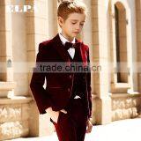High Quality Velvet Sweat Formal Party Suits for Boys thumbnail-5