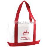 Boat Nylon Tote Bag - Features Self-fabric Handles, a Front Pocket and Comes With Your Logo. thumbnail-3