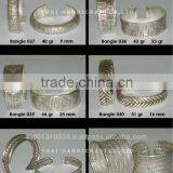 Thai Karen Silver Bangle Jewelry 925 Sterling Silver thumbnail-1