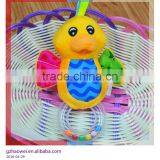 Cute Animal Baby Educational Plush Toys With Ring in Colorful Beans Baby Gifts thumbnail-2