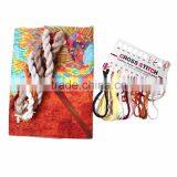 OEM Available Multicolor Flower Pattern Square Throw Pillow Cotton Cross Stitch thumbnail-2