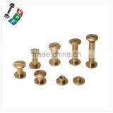 Made in Taiwan Golden Color Binding Screw thumbnail-1