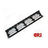 1U 48 Ports UTP CAT6 Patch Panel With ROHS Certificate 110/Krone/Dual IDC