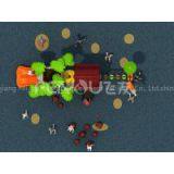 Funny Tree Playground Equipment Plastice Slide thumbnail-3