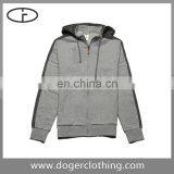 2016 Good Quality Top Sale Grey Color Sports Zipper Sweatshirts With Hoodie thumbnail-1