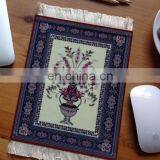 Custom Print Rug Cup Coaster,Muslim Oriental Design Velvet Soft Surface Drink Coasters for Coffee thumbnail-3