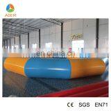 Good Quality Round Blue and Orange Color Inflatable Swimming Pool With CE Certificate