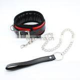 Sexy Red & Black Collar Sex Novelty Adult Product Sex toy Bondage Collar