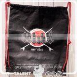 Custom Embroidery Logo Plain ECO 100% Pecent Cotton Organic Cloth Cotton Cloth Drawing String Bag thumbnail-4