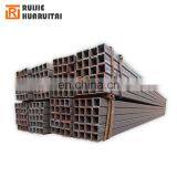 SHS and RHS 40*40mm thick wall square steel tubing / rectangular / square steel black iron pipes MS steel