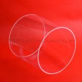 80-100mm diameter round Custom Heat resistant quartz glass tube for ozonizer water purifying equipment 1200MM