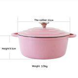Enamel Cast Iron Dutch Oven Casserole Cast Iron Casserole thumbnail-4