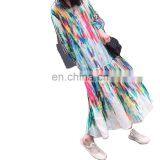 Colorful Women Dress Lantern Sleeve Loose Dresses Female Fashion 2020 thumbnail-1