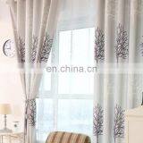 Manufacture Wholesale Custom Simple Cotton and Linen Printed Semi-shading Bedroom Living Room Curtain and Window Screen thumbnail-1
